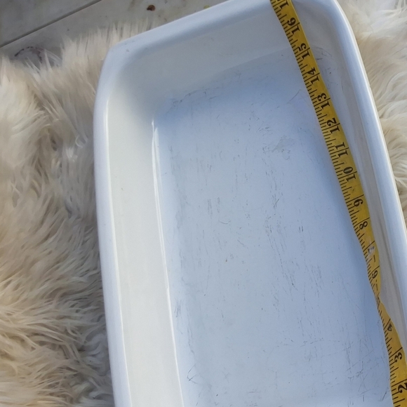 Vintage Corning Ware Rare Cornflower P-76 Rectangular Roasting/ Lasagna dish - Picture 9 of 15